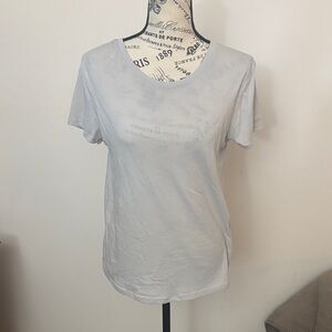 Victoria's Secret Light Gray Short Sleeve Tee